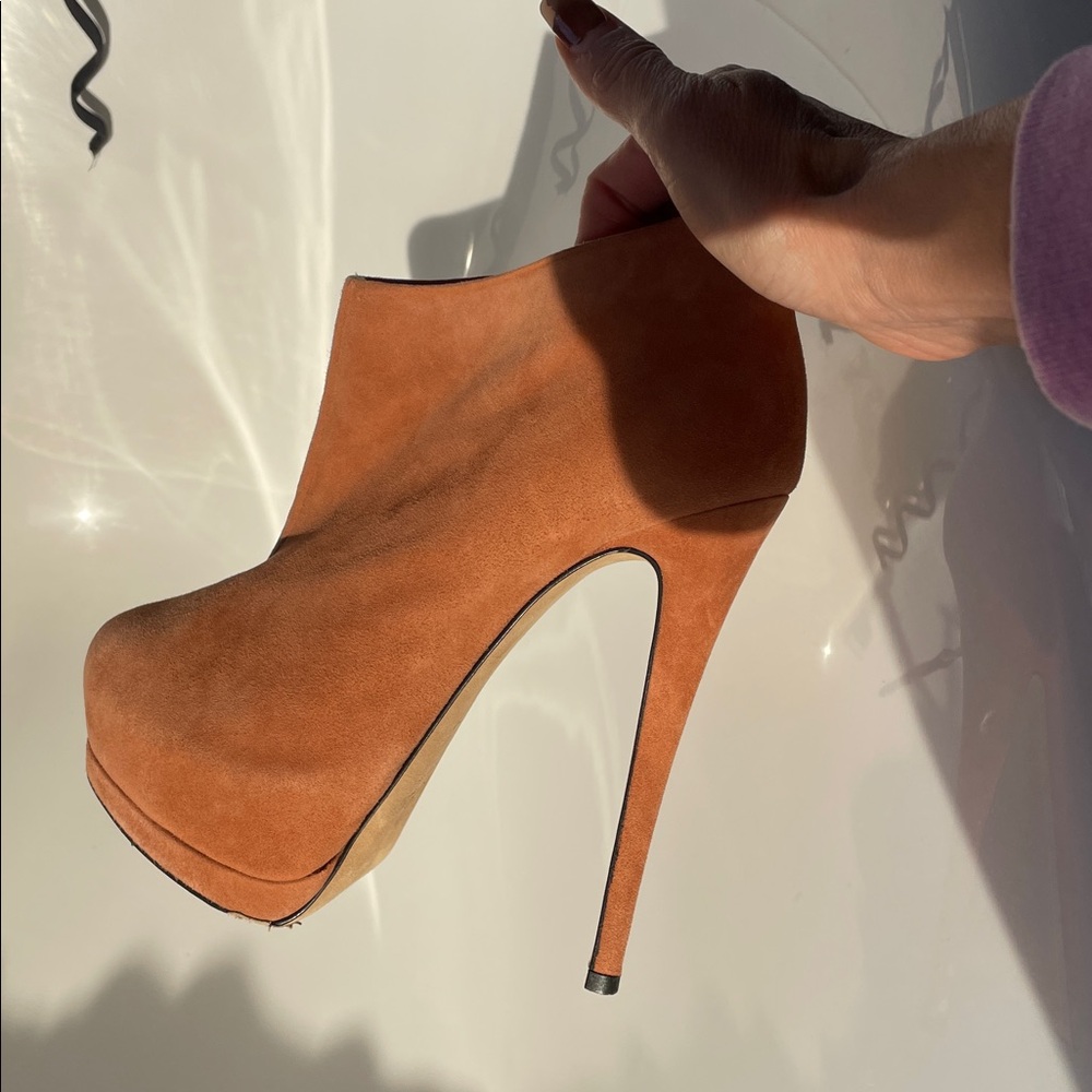 Giuseppe Zanotti High Heel Ankle Boots. Peach 🍑 size 37.5 37 1/2 - Picture 13 of 16